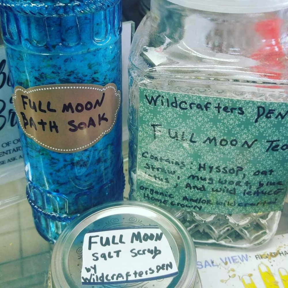 Full moon ritual set